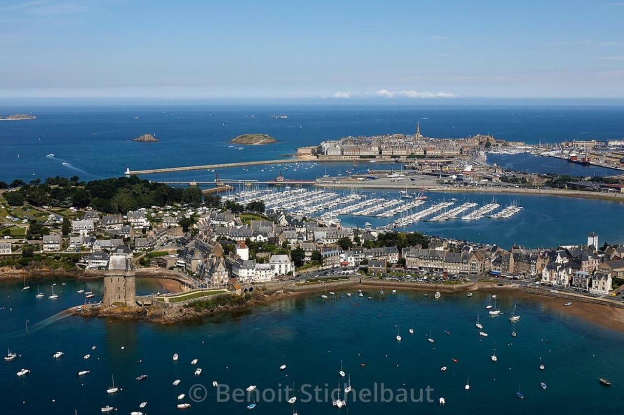 Logement Entier Saint Malo Vue Mer, Proche Ferry, Commerces Et Plage Solidor 50 M Ngoại thất bức ảnh